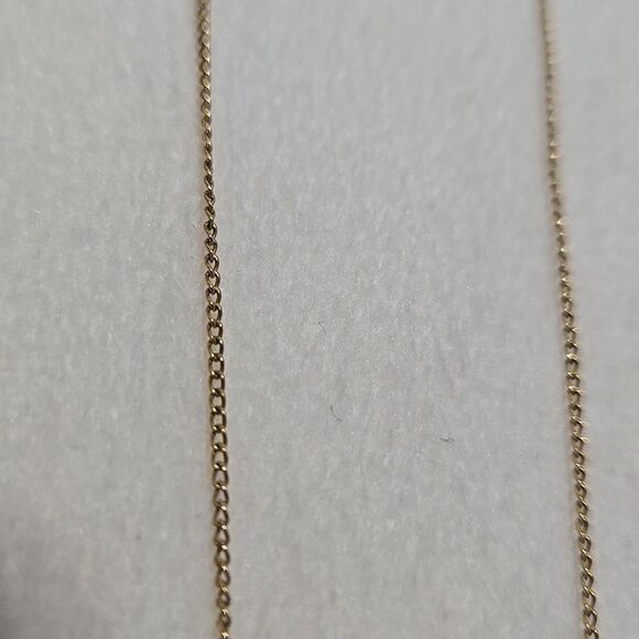 Vintage Gold And Diamond Heart Necklace - Picture 3 of 6